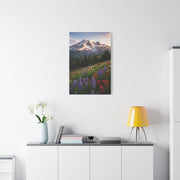 Mount Rainier Wildflower Meadow Wall Art & Canvas Print