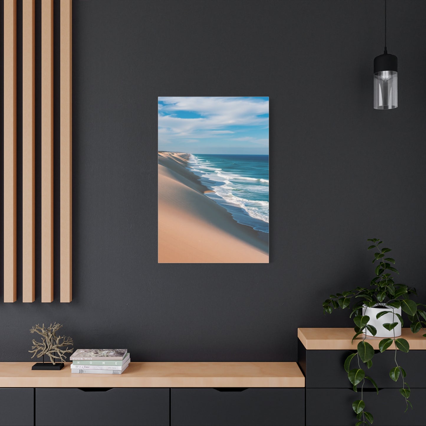 Coastal Sand Dunes Art Luxury Canvas Wall Art & Canvas Print
