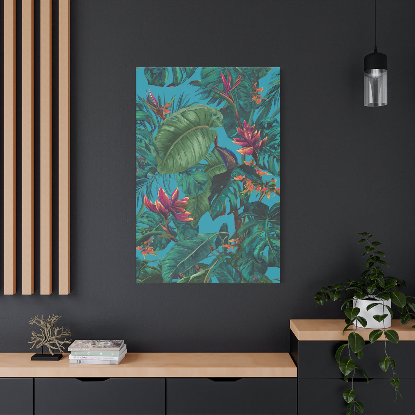 Tropical Botanical Leaves Wall Art & Canvas Print