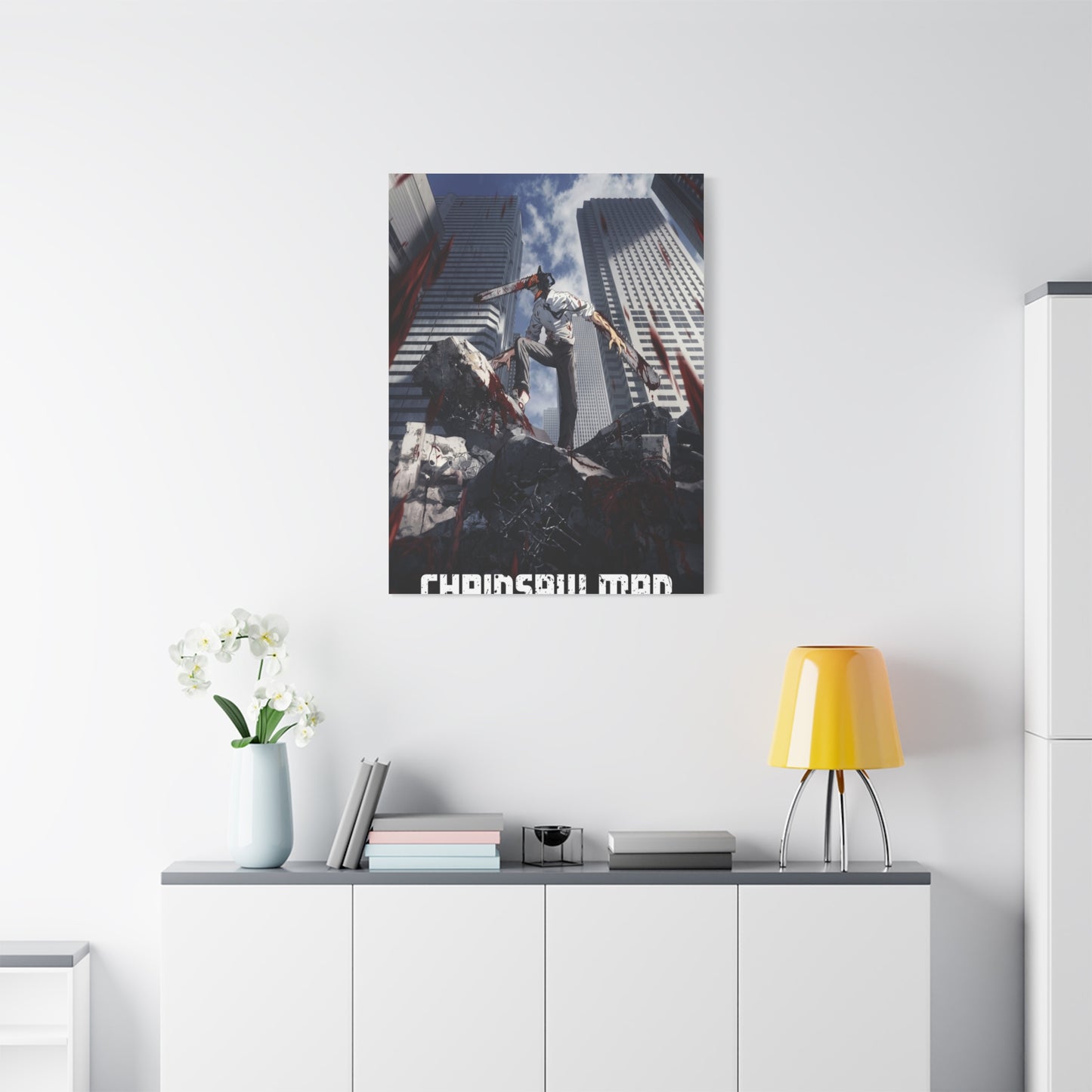 Chainsaw Man Poster Wall Art & Canvas Print