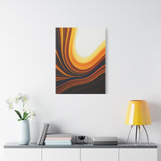 Golden Curve Motion Abstract Wall Art & Canvas Prints