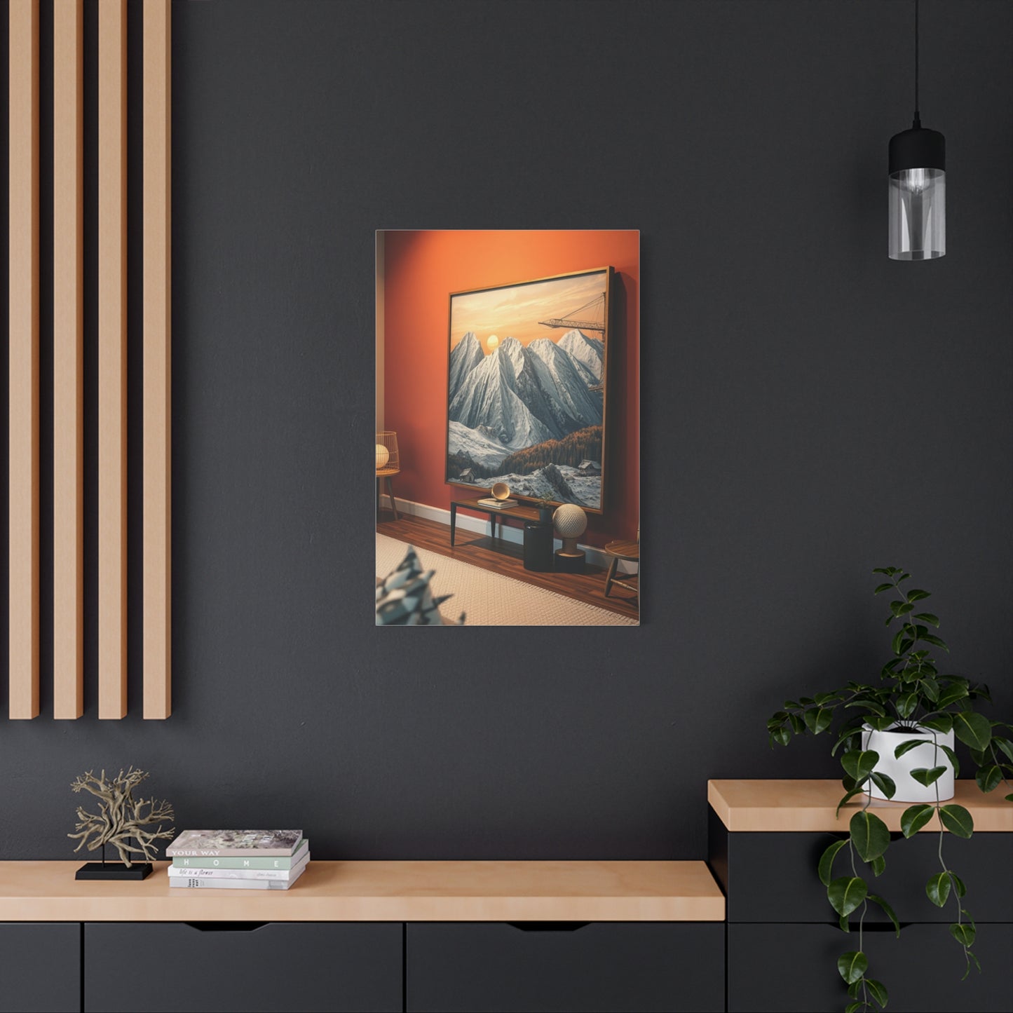 Frosted Horizon Canvas Wall Art & Canvas Print
