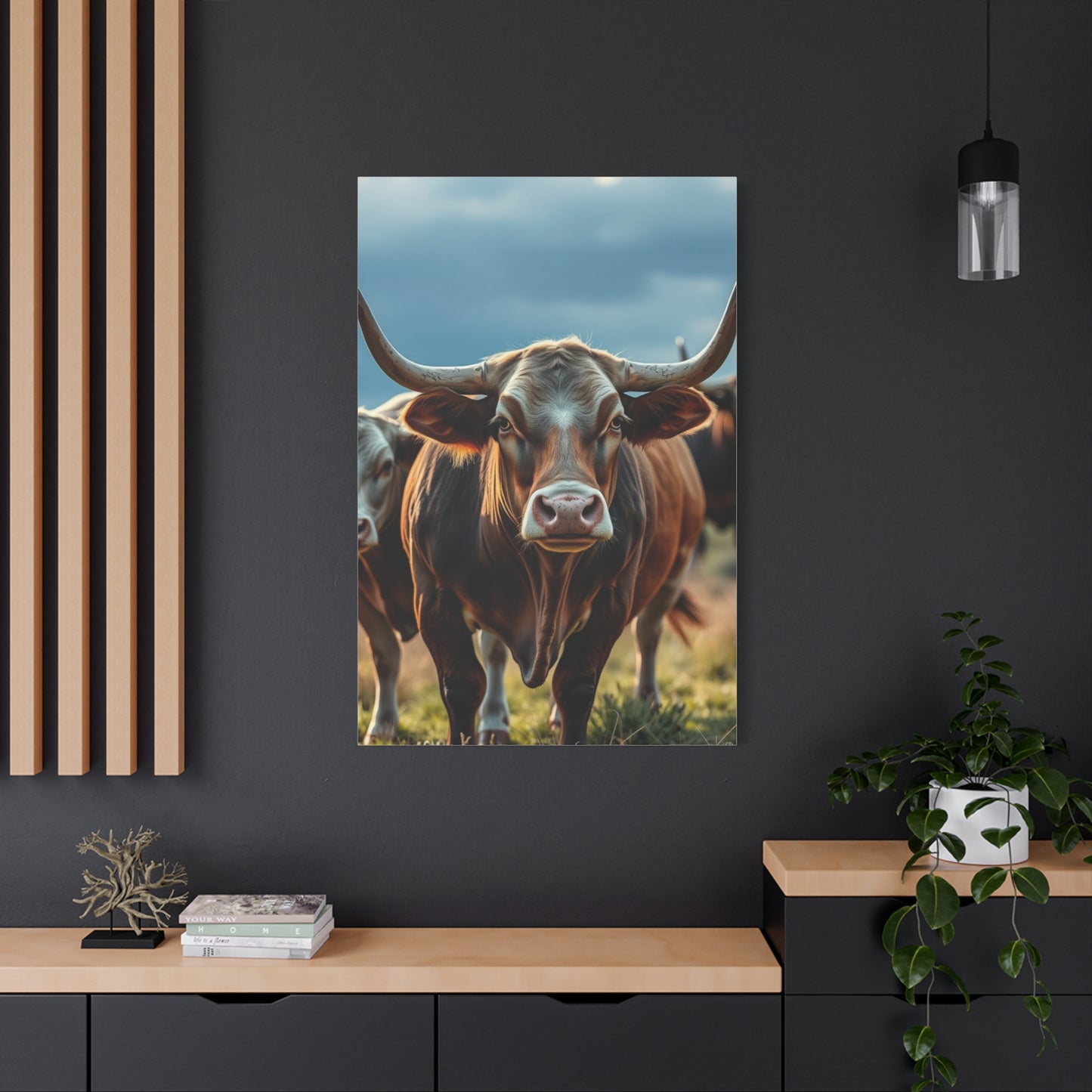 Serene Ruminant Elegance Wall Art & Canvas Print