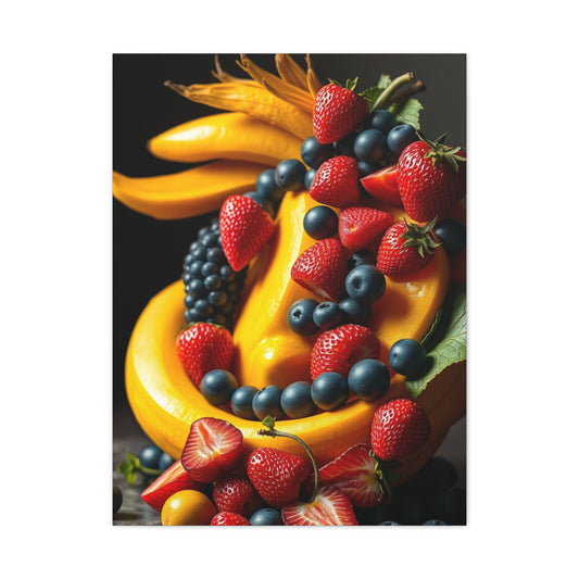 Vibrant Savoir-Fruit Canvas wall art & canvas print