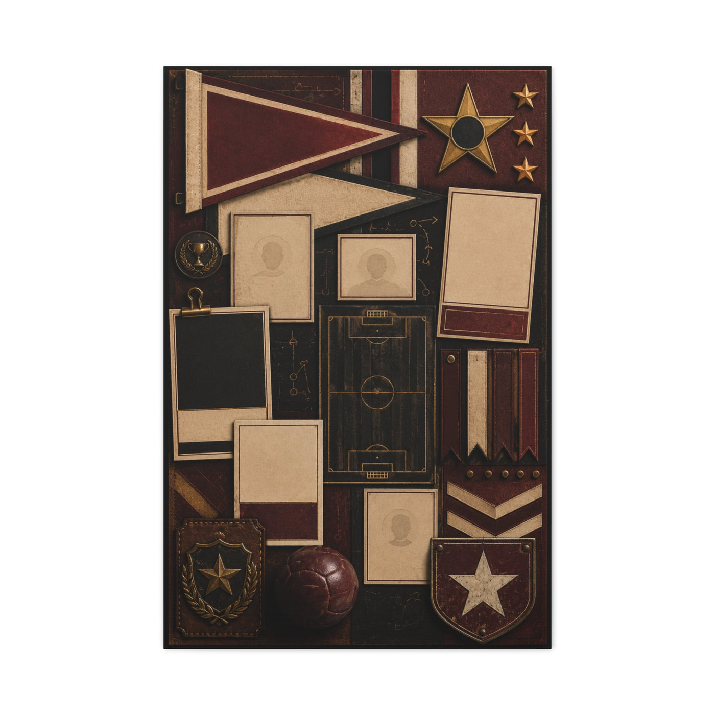 Team Spirit Collage Sports Wall Art & Canvas Print