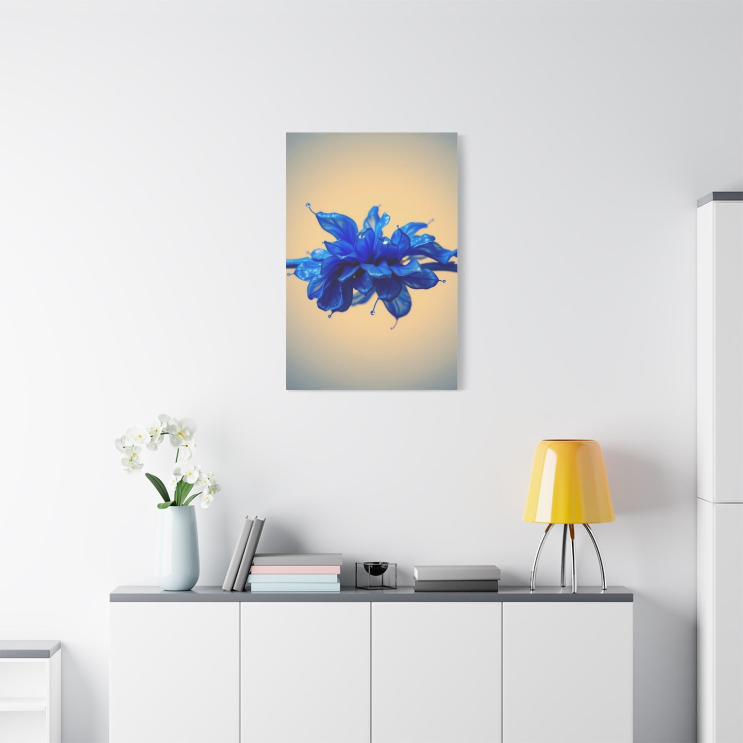 Supreme Collection Blue & Gray Art Wall Art & Canvas Print