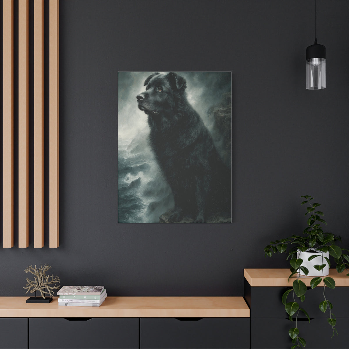Newfoundland Storm Coast Guardian Wall Art & Canvas Print