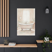 Vintage Clawfoot Bathtub Serenity Wall Art & Canvas Prints