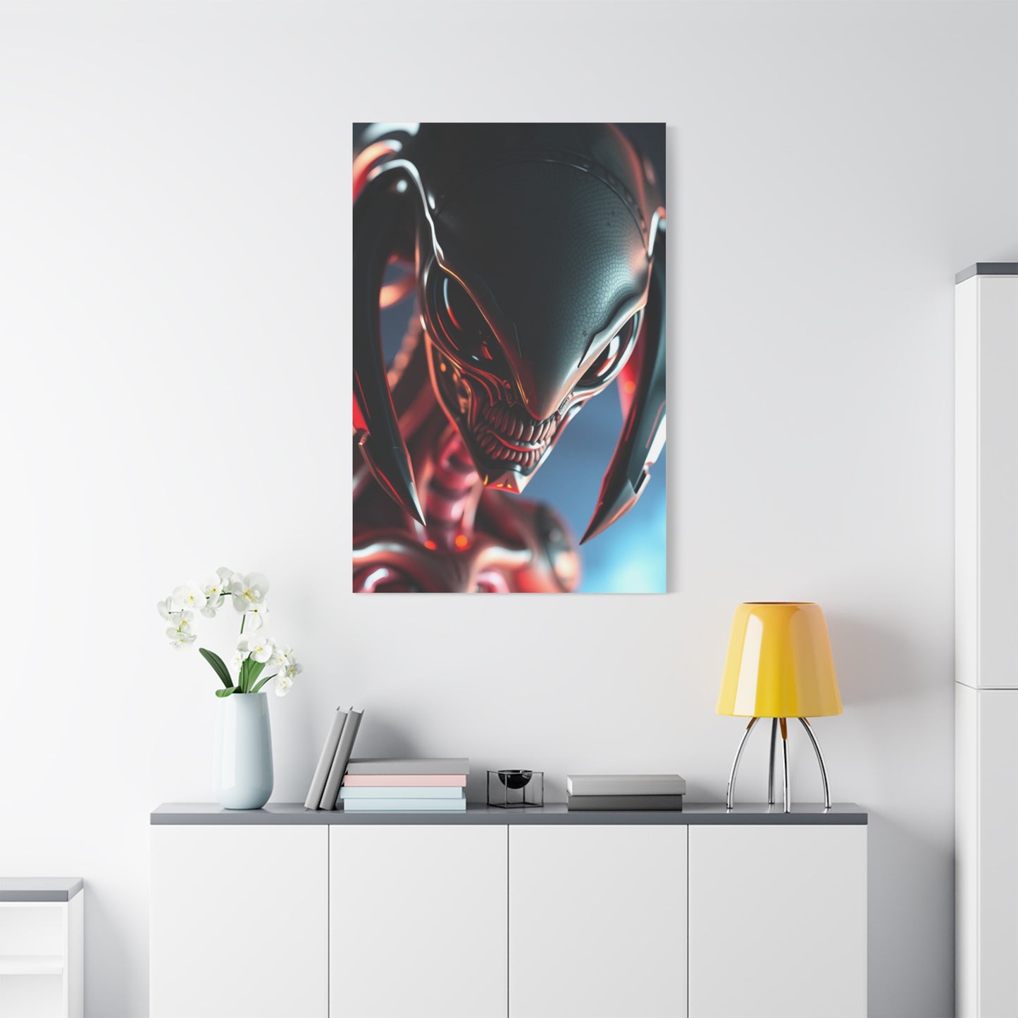 Masterpiece Alien Art Vision Wall Art & Canvas Print