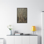Golden Abstract Tree Texture Luxury Trees Wall Art & Canvas Print