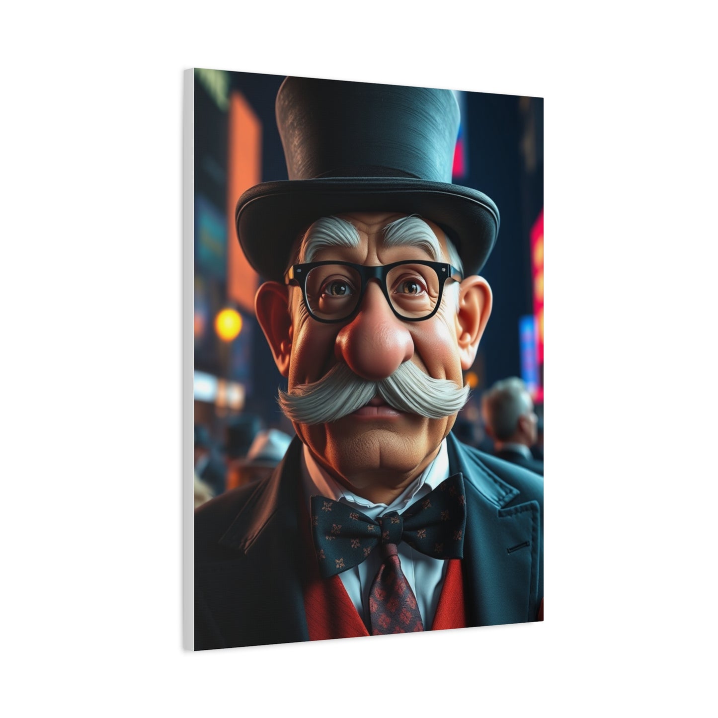 Rich Uncle Pennybags Art Supreme Canvas Wall Art & Canvas Print