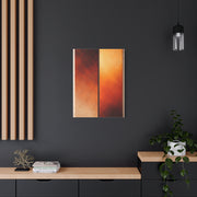 Golden Hour Diptych Color Field Wall Art & Canvas Print