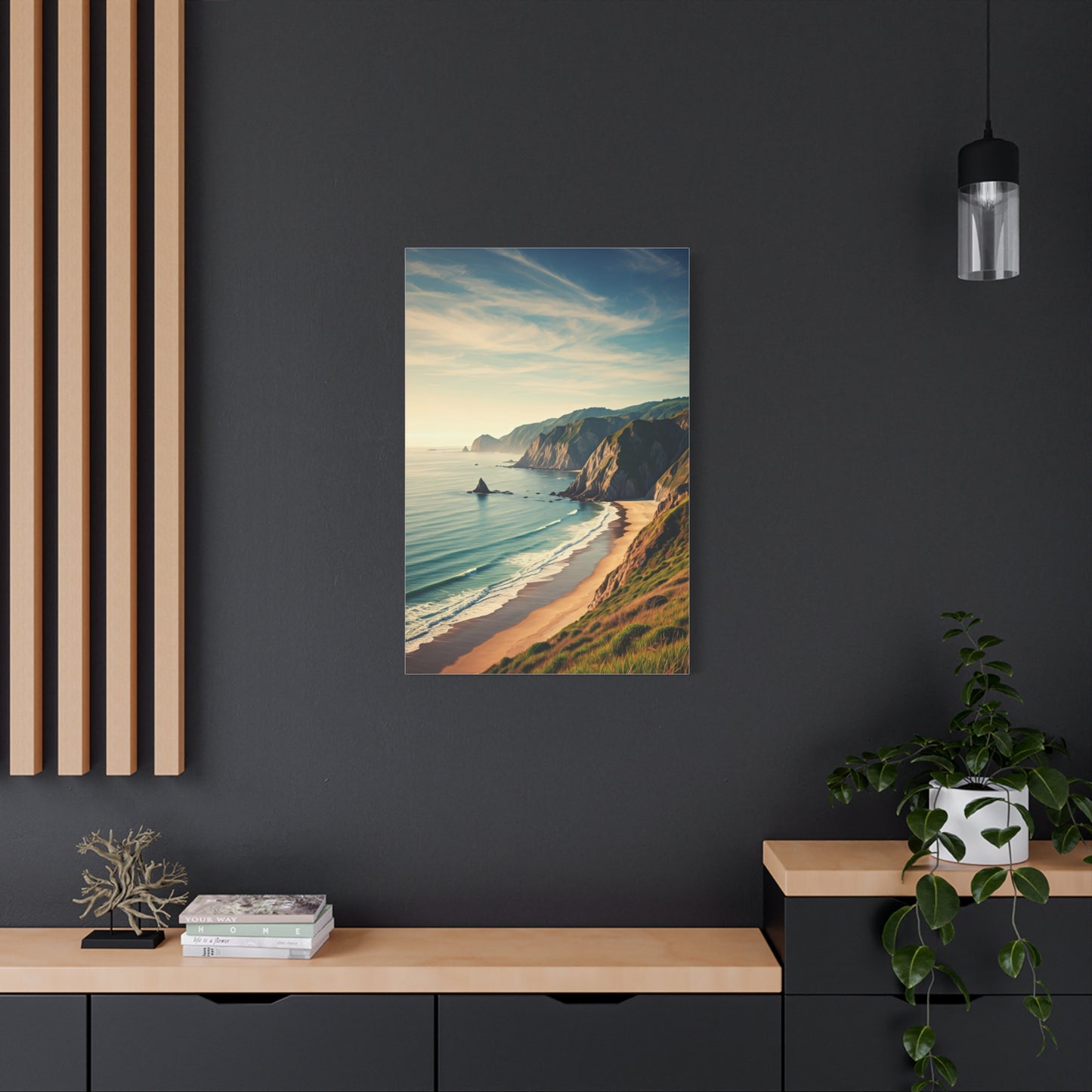 Majestic Cliffside Ocean Panorama Wall Art & Canvas Prints