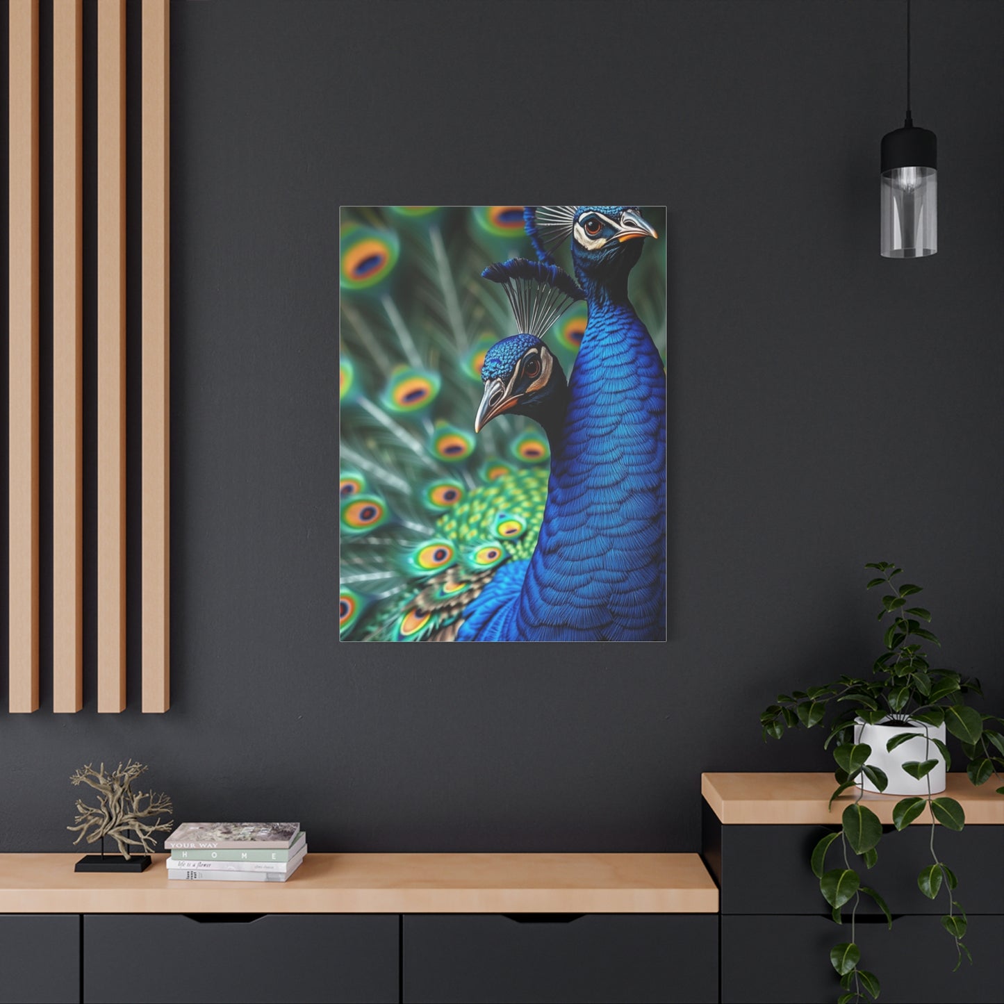 Vision Peacock Art Art Wall Art & Canvas Print