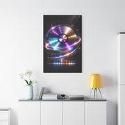 Cosmic Vinyl Orbit Wall Art & Canvas Print
