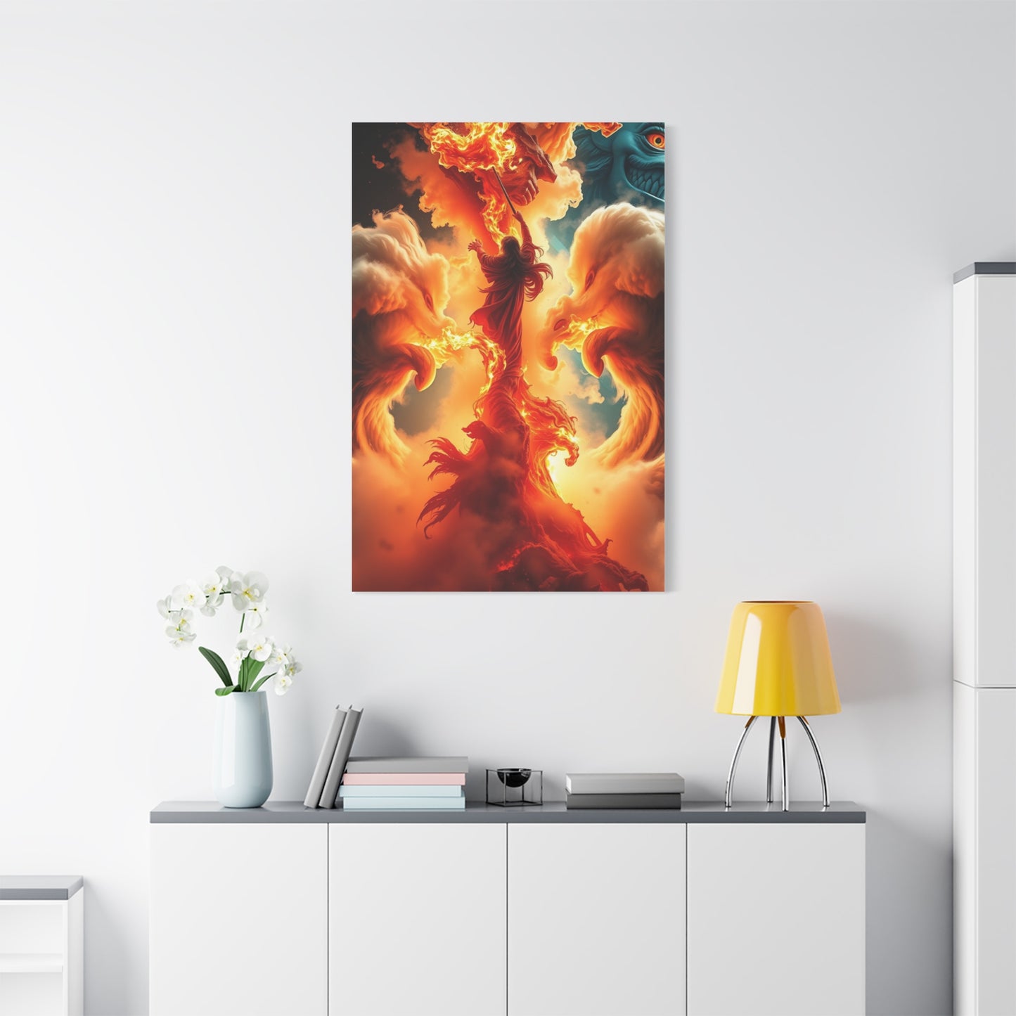 Upright Brilliance Artwork Wall Art & Canvas Print