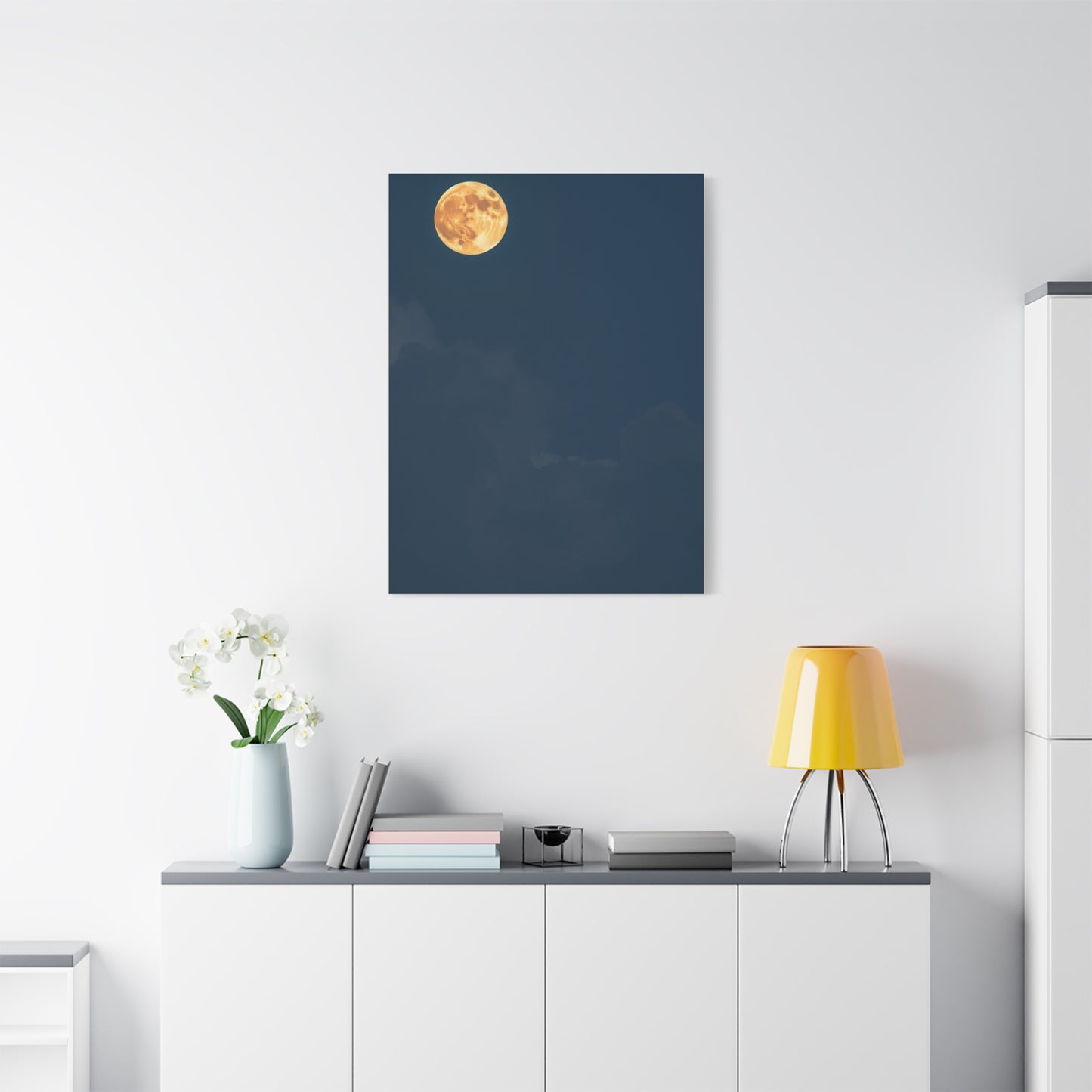 Supreme Full Moon Art Beautiful Collection Wall Art & Canvas Print