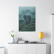 Elephant Rainforest Monsoon Portrait Wall Art & Canvas Print