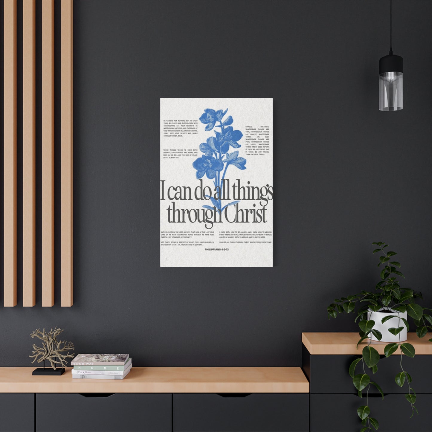 Christ Quote Poster Wall Art & Canvas Prints
