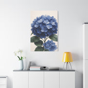 Indigo Hydrangea Bloom Wall Art & Canvas Print