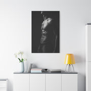 Sculptural Monochrome Torso Study Wall Art & Canvas Print