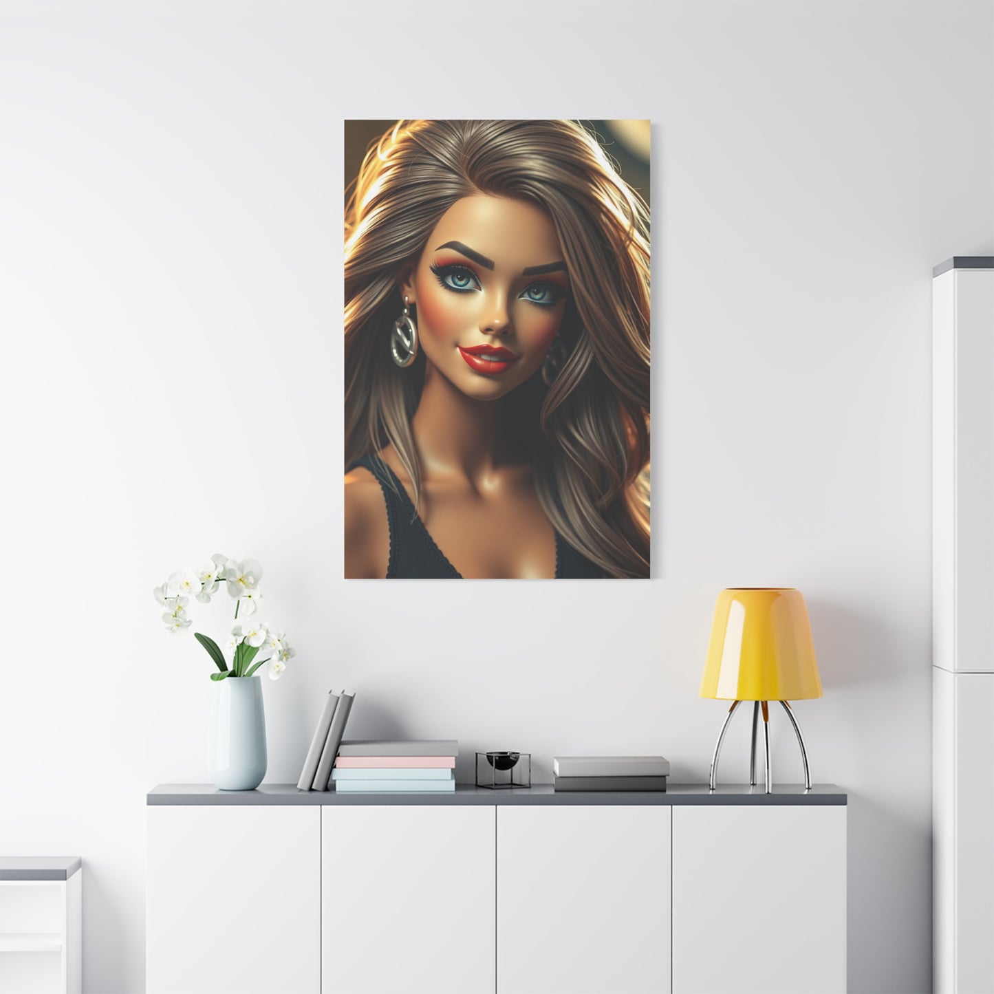 Barbiecore Art Luxury Canvas Wall Art & Canvas Print