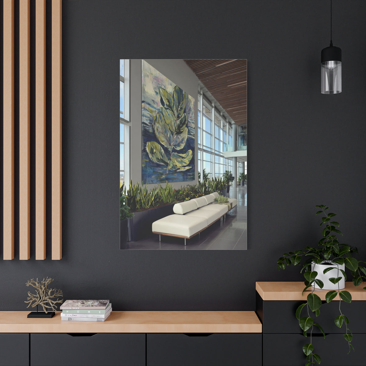 Botanical Biophilic Corporate Reception Wall Art & Canvas Print