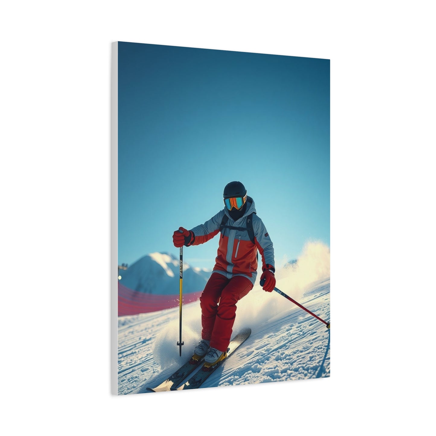 Supreme Skiing Art Beautiful Collection Wall Art & Canvas Print