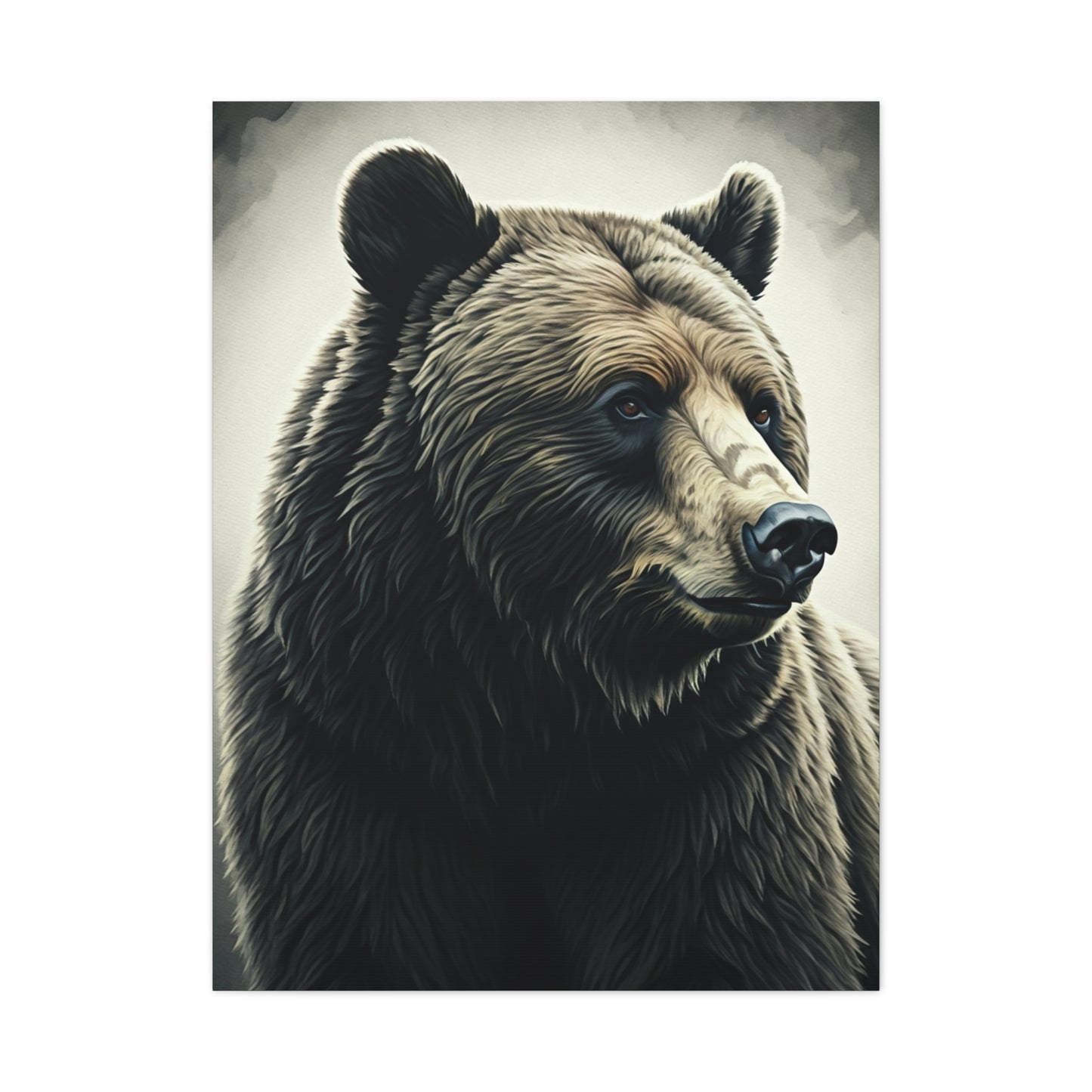 Majestic Brown Bear Portrait Wall Art & Canvas Prints