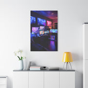 Neon Fantasy Gaming Room Wall Art & Canvas Print