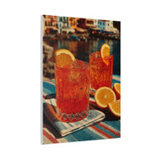 Aperol Spritz Terrace Drinks Wall Art & Canvas Print