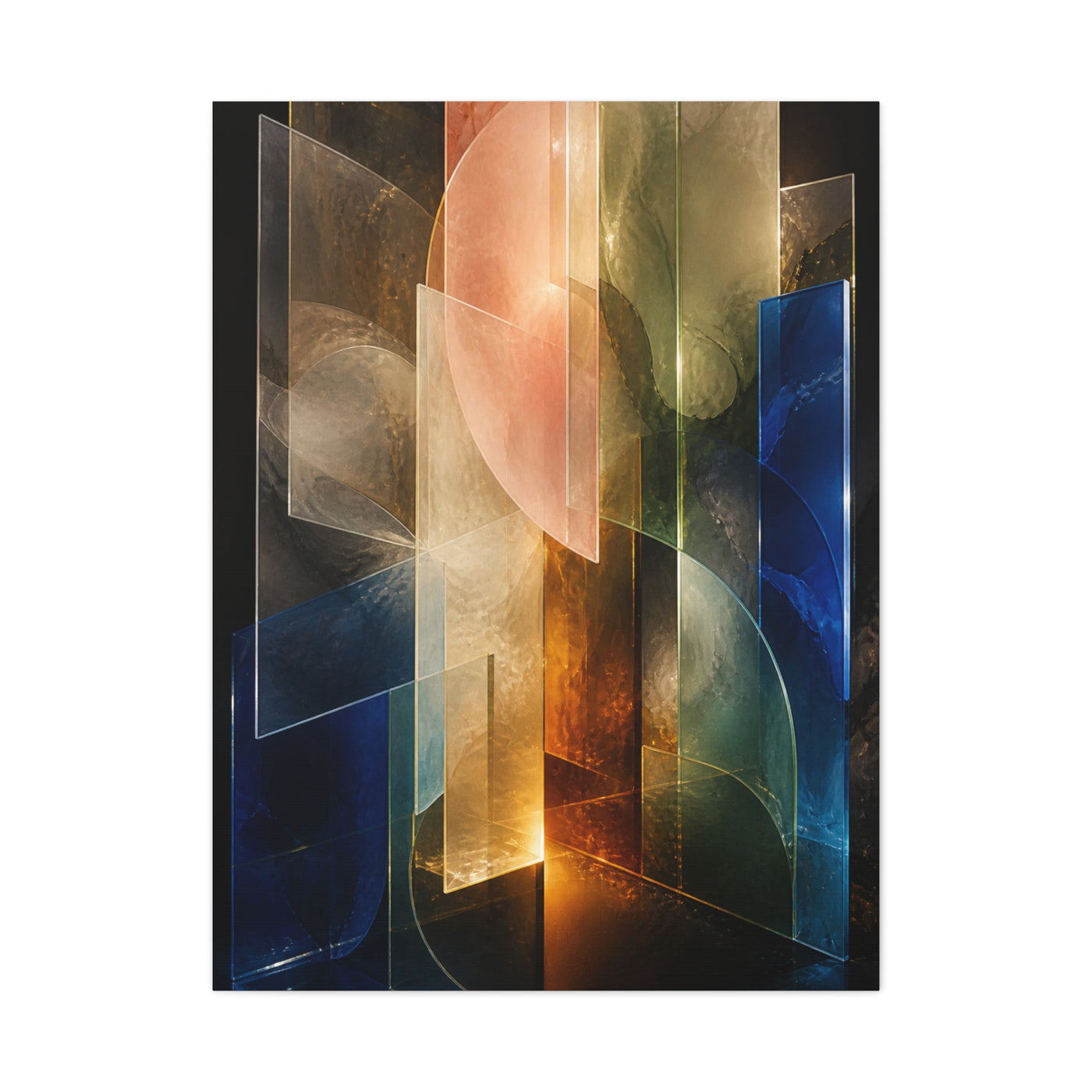 Luminous Acrylic Resin Abstract Wall Art & Canvas Print