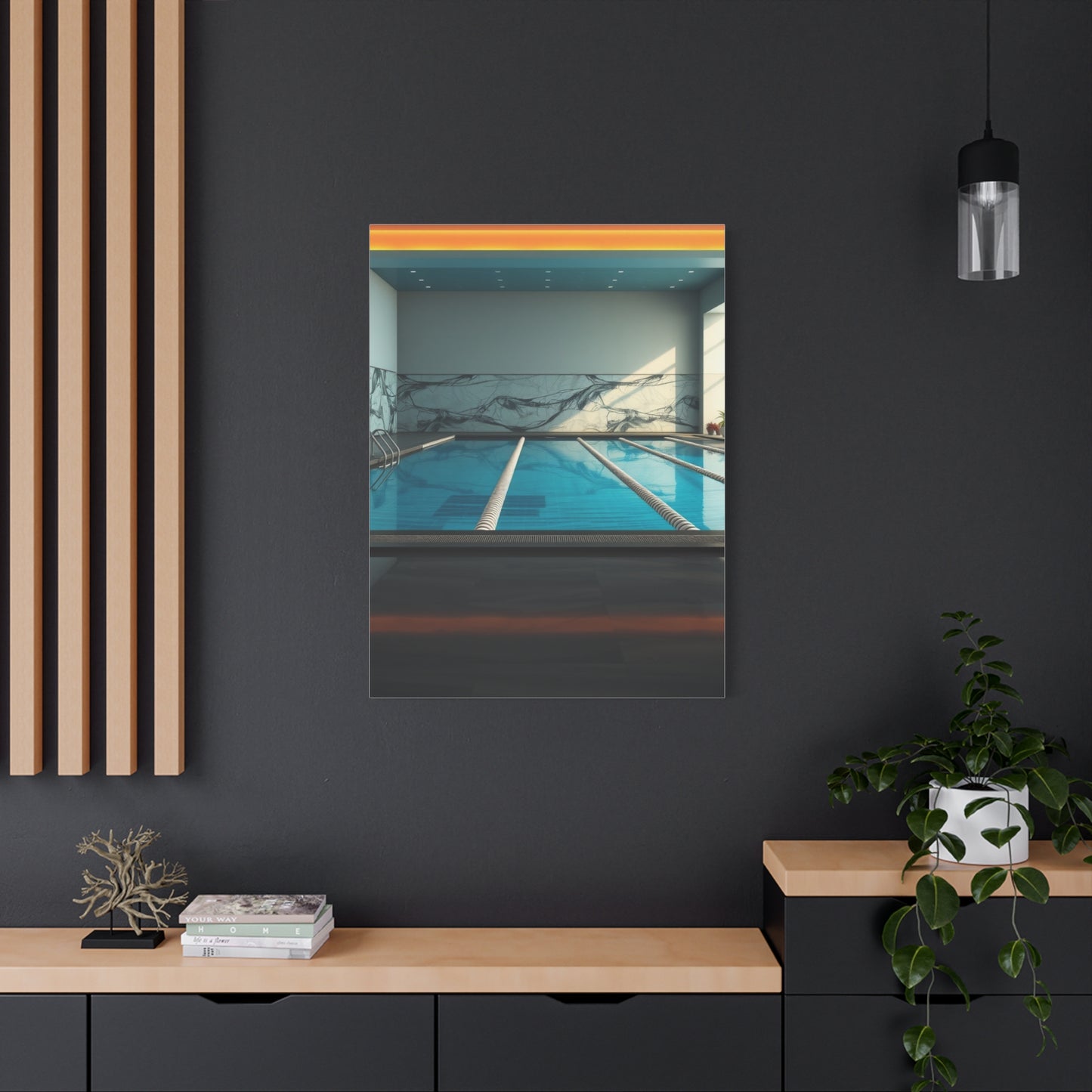 Masterpiece Swimming Pool Art Vision Wall Art & Canvas Print