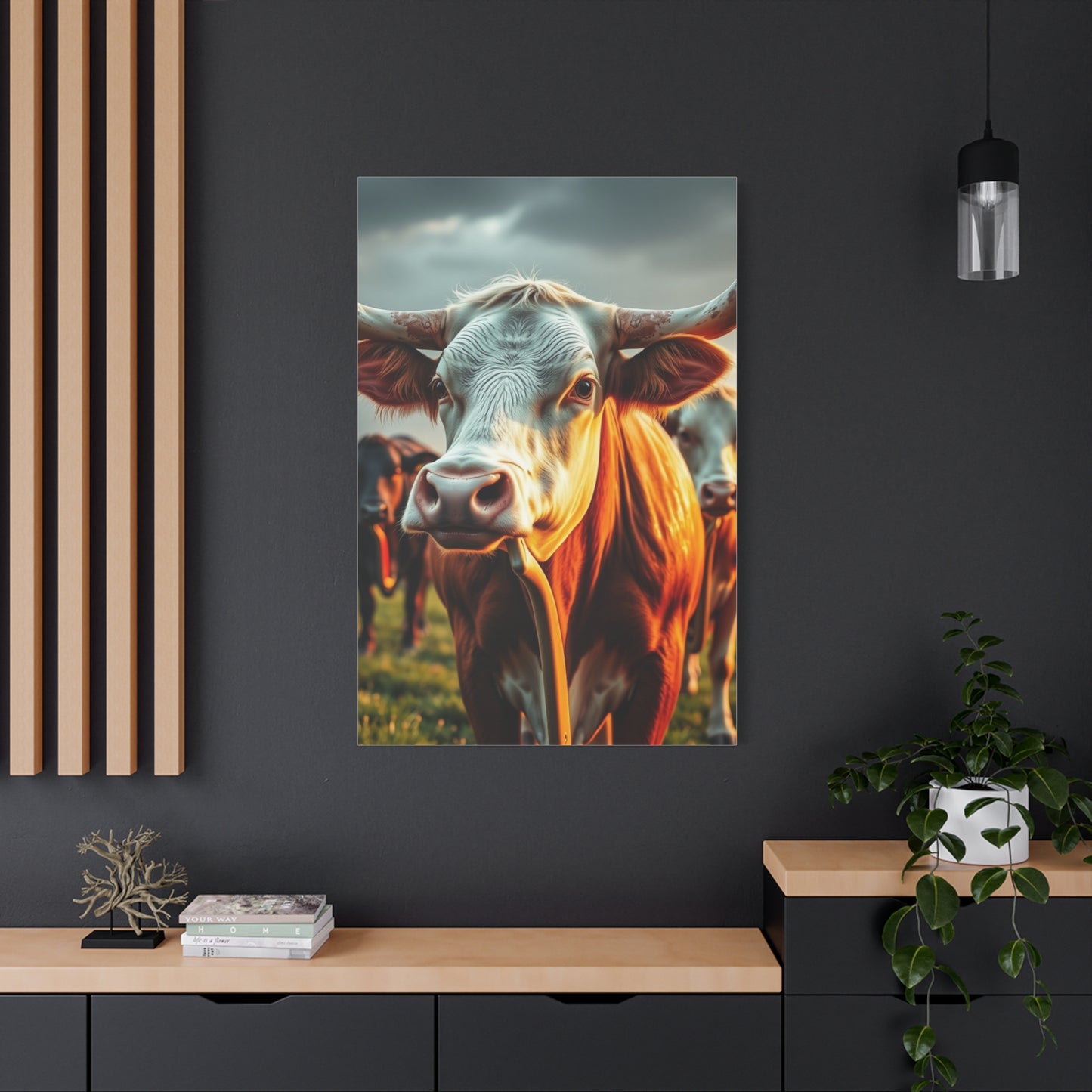 Aristocratic Bovines Masterpiece Wall Art & Canvas Print