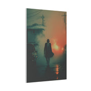 John Wick Foggy Street Walk Movie Poster Wall Art & Canvas Print