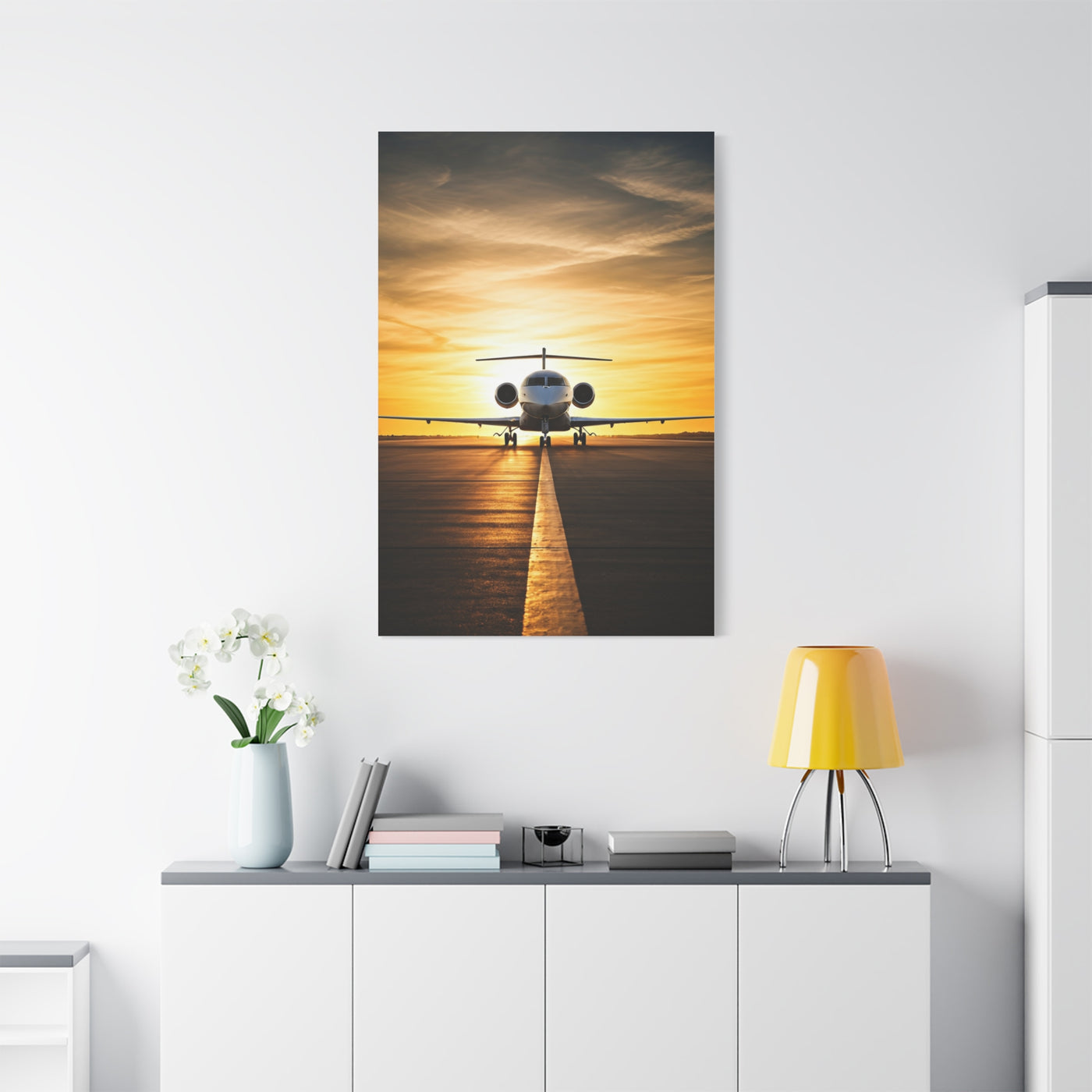 Runway Golden Departure Wall Art & Canvas Prints