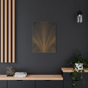 Regal Fan Lines Art Deco Wall Art & Canvas Prints