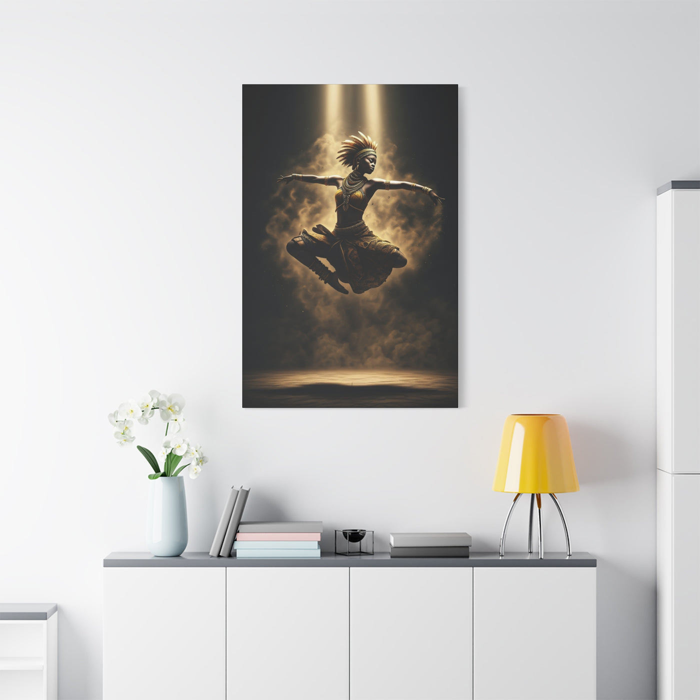 Spirit Dancer in Golden Mist Wall Art & Canvas Prints