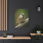 Charming Sparrow Close-Up Wall Art & Canvas Prints