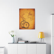 Sepia Gridland Treasure Chart Wall Art & Canvas Prints