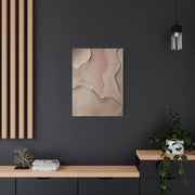 Wabi-Sabi Pink Blush Plaster Texture Wall Art & Canvas Print