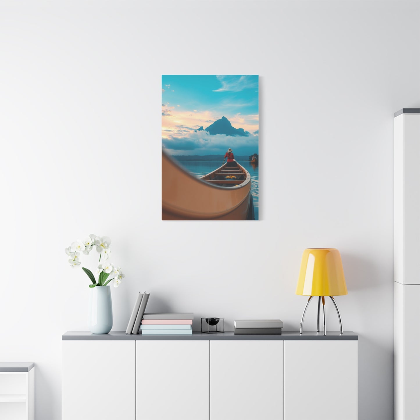 Masterpiece Canoe Art Vision Wall Art & Canvas Print