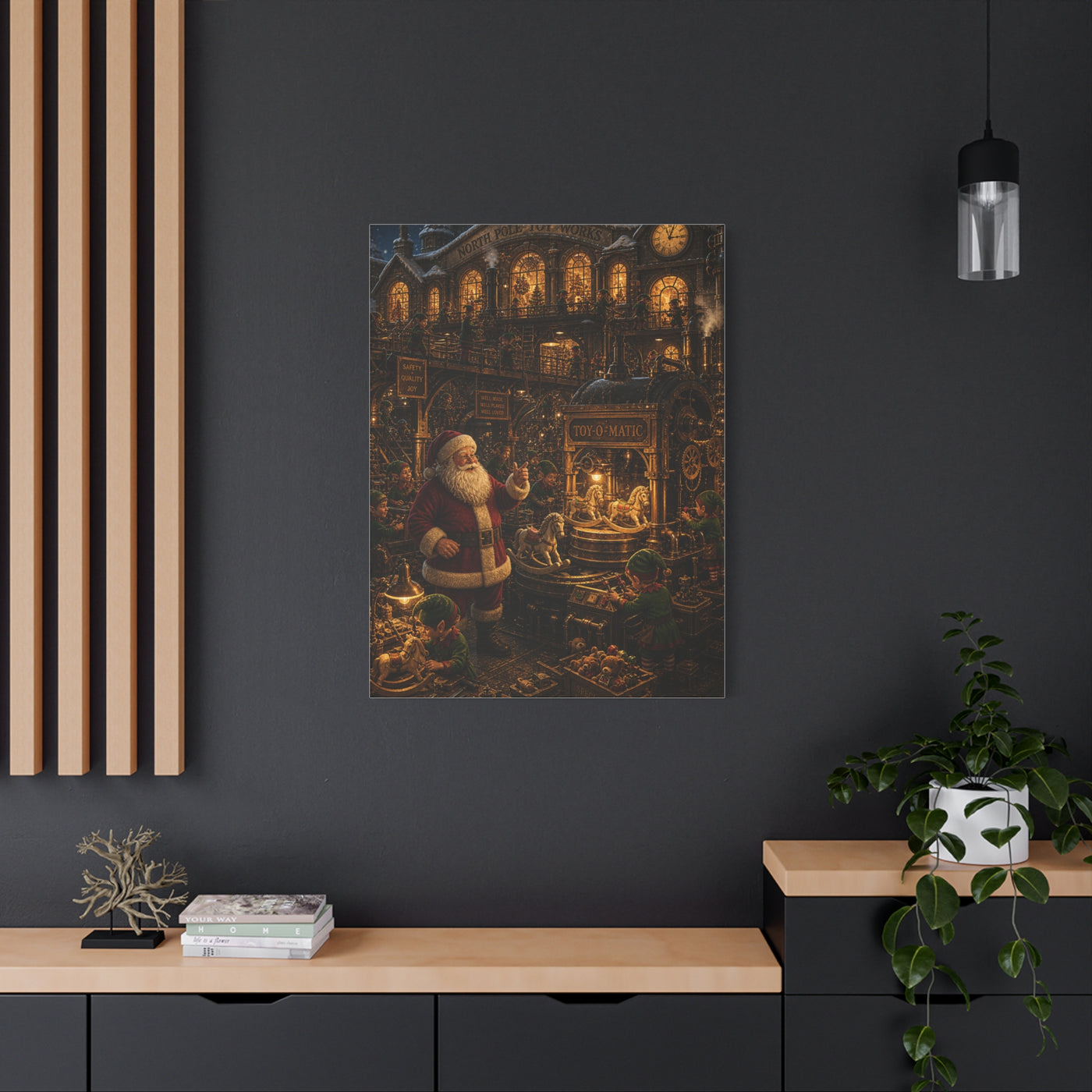 The Midnight Shift Toy Factory Wall Art & Canvas Print