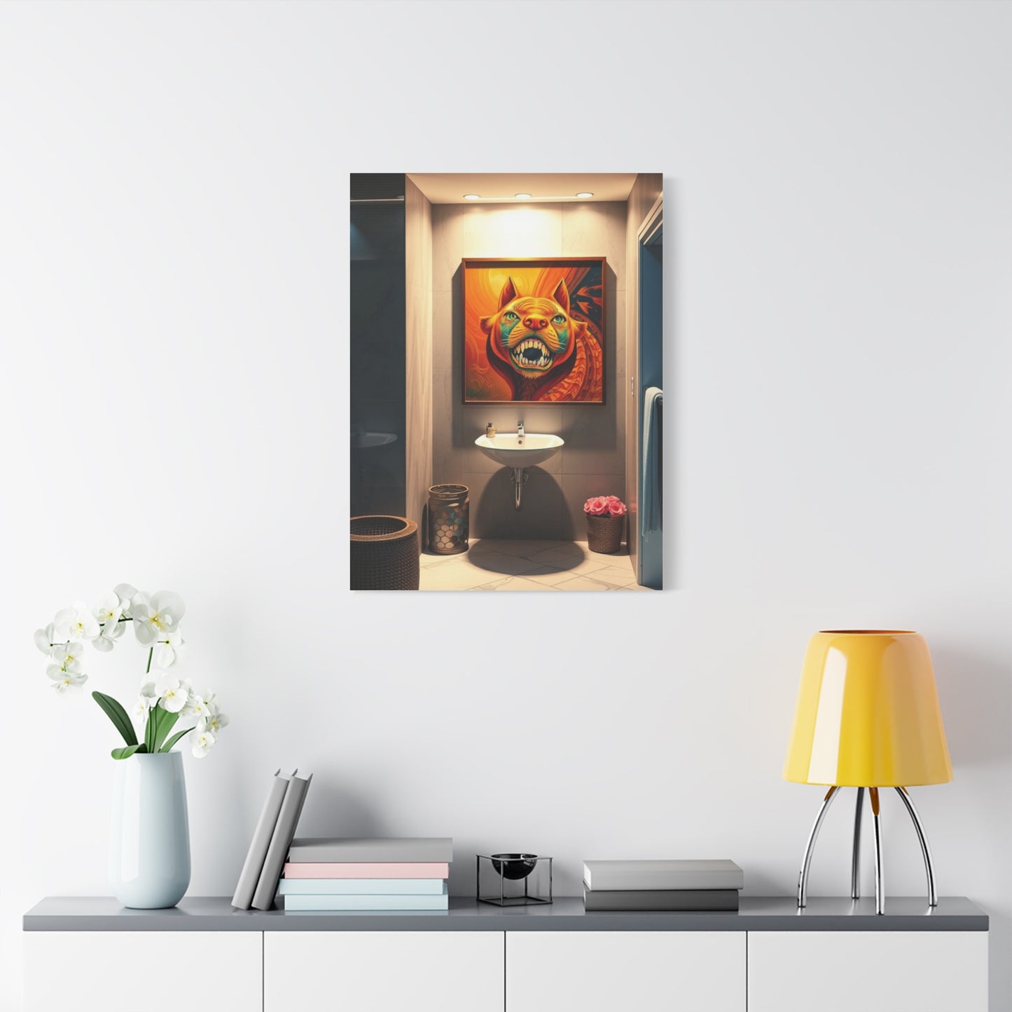 Elegant Bath Retreat Artworks Wall Art & Canvas Print