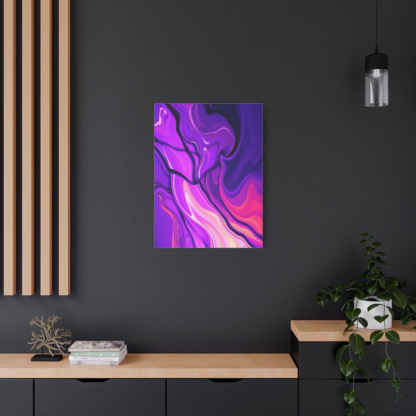Indigo Dreamscape Painting wall art & canvas print