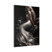 Pearl Ivory Mermaid Portrait Wall Art & Canvas Print