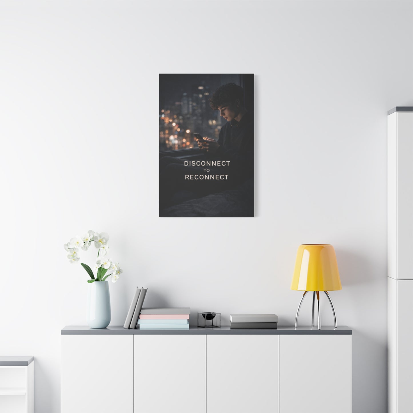Disconnect to Reconnect Wall Art & Canvas Print