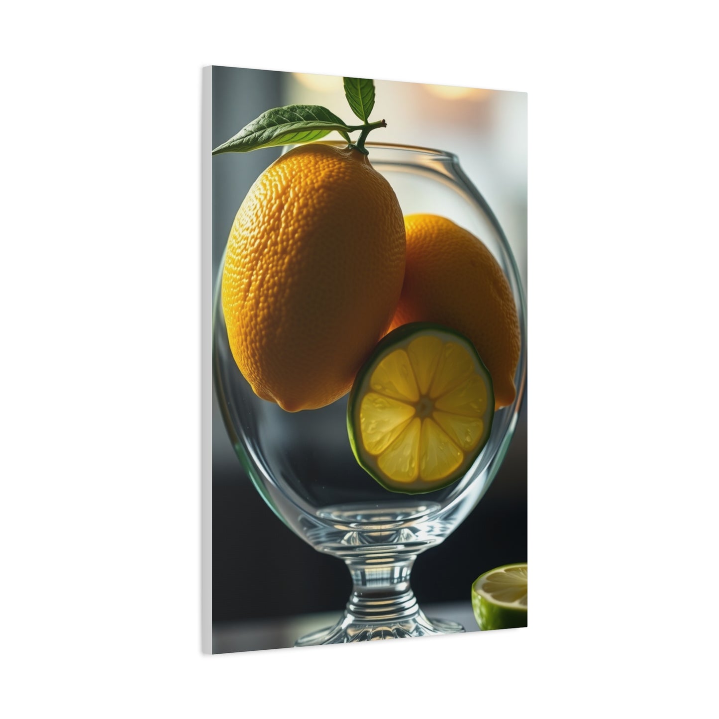 Vision Lemon & Lime Art Art Wall Art & Canvas Print