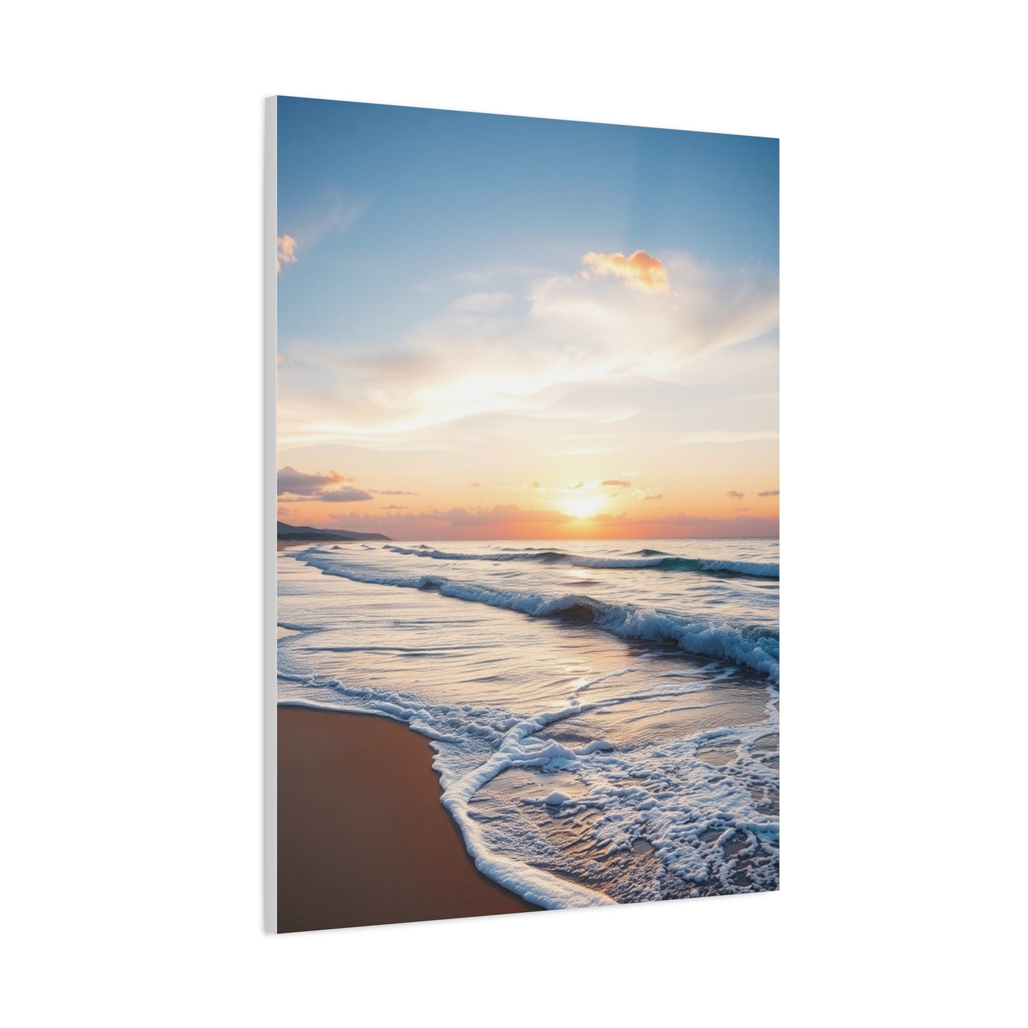 Beach Sunrise and Sunset Art Supreme Canvas Wall Art & Canvas Print