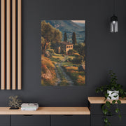 Tuscan Green Olive Grove Landscape Wall Art & Canvas Print